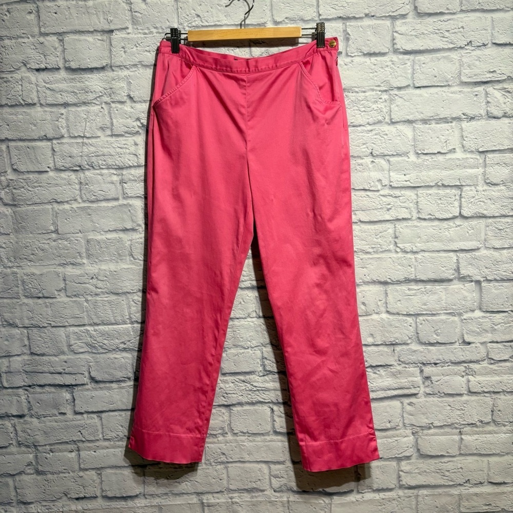Lauren Ralph Lauren Cropped Pink Chino Pants Size 6